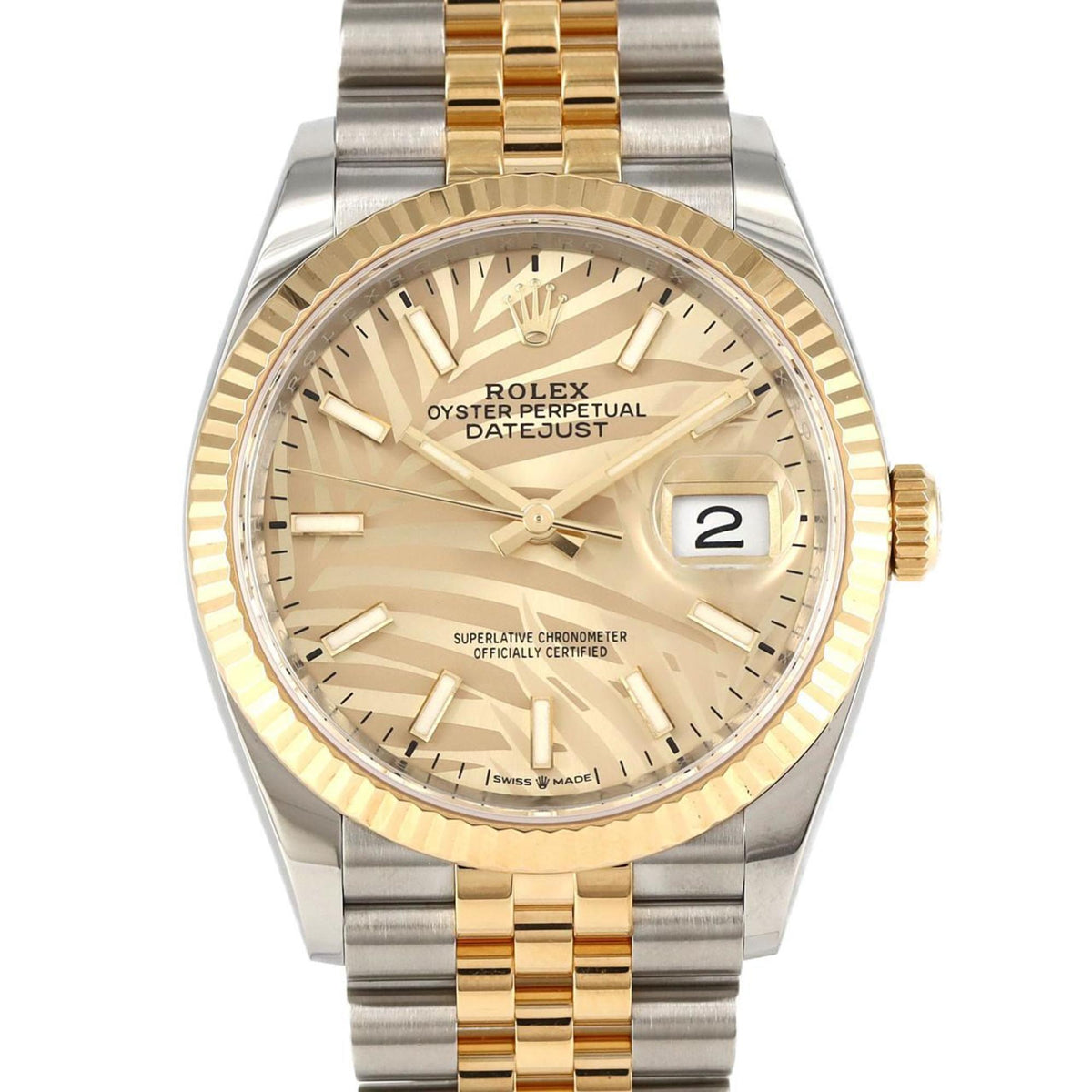 Gebrauchte Rolex Datejust 126233 SSxYG Automatikuhr, Zufallszahl