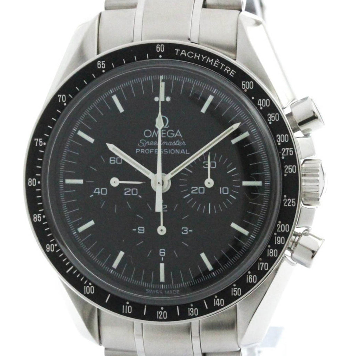 Gebrauchte, polierte OMEGA Speedmaster Professional Uhr mit Saphirglasboden 3572.50 BF579999