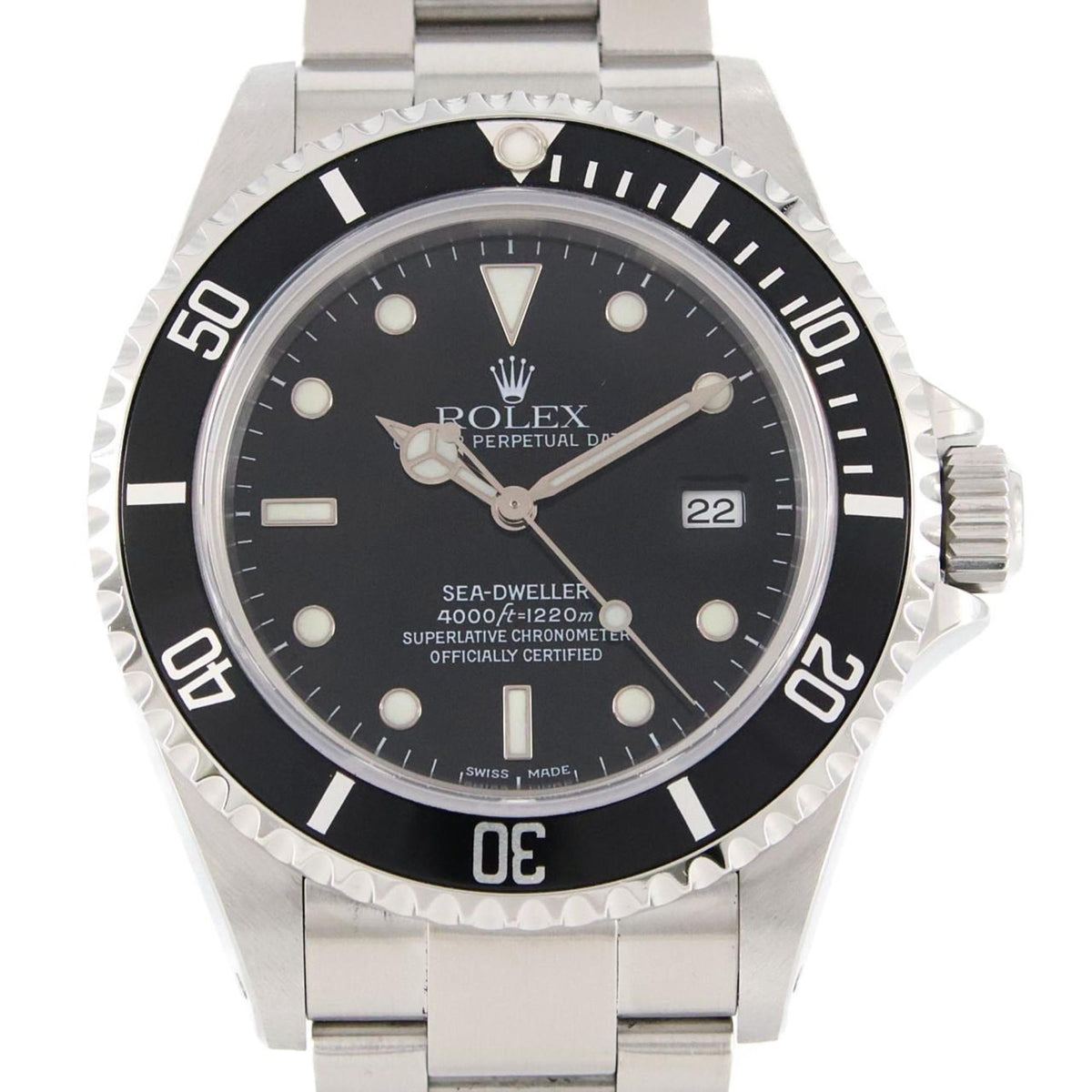 Gebrauchte Rolex Sea-Dweller 16600 SS Armbanduhr Automatik Y-Serie