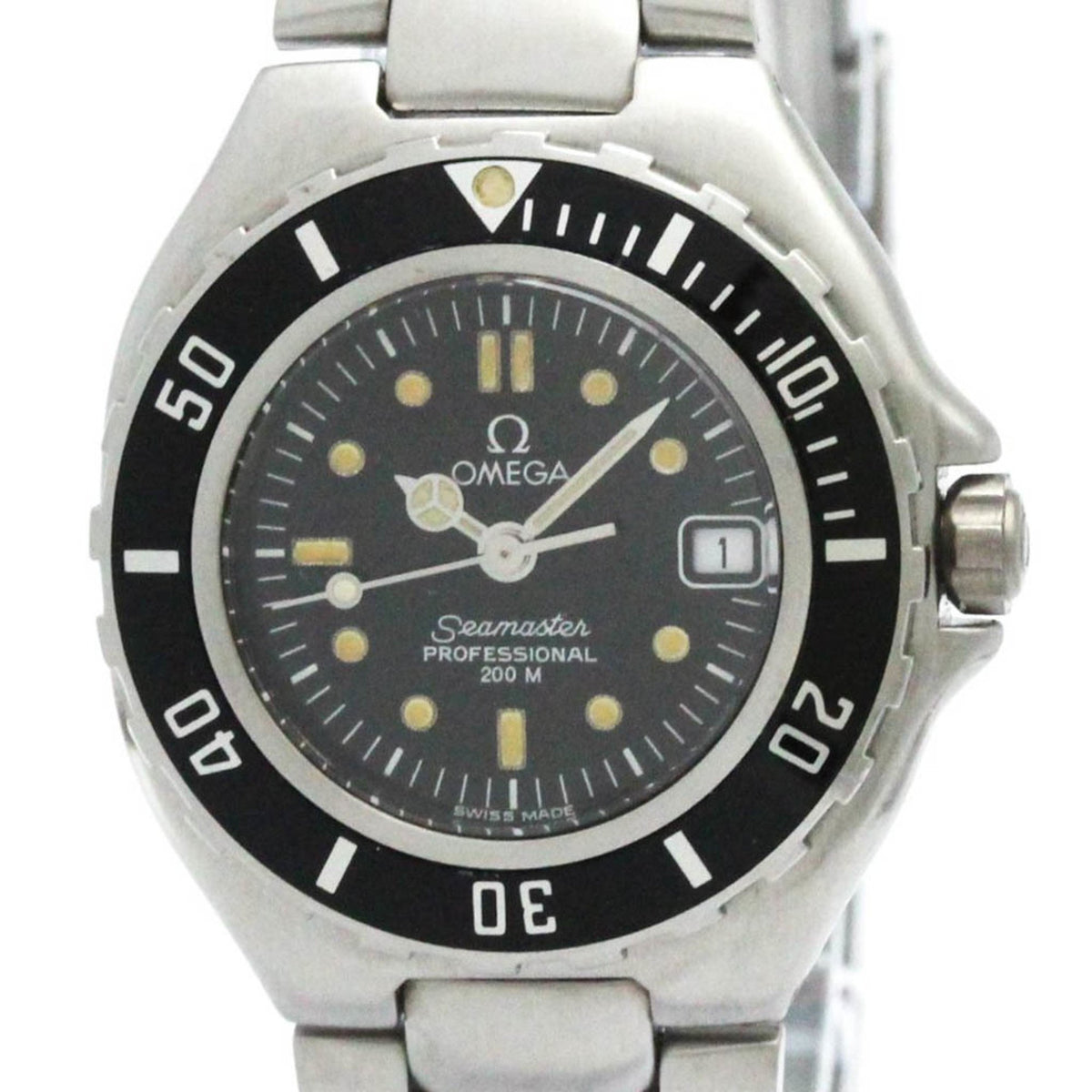 Gebrauchte OMEGA Seamaster Professional Edelstahl Damenuhr 796.1041 poliert