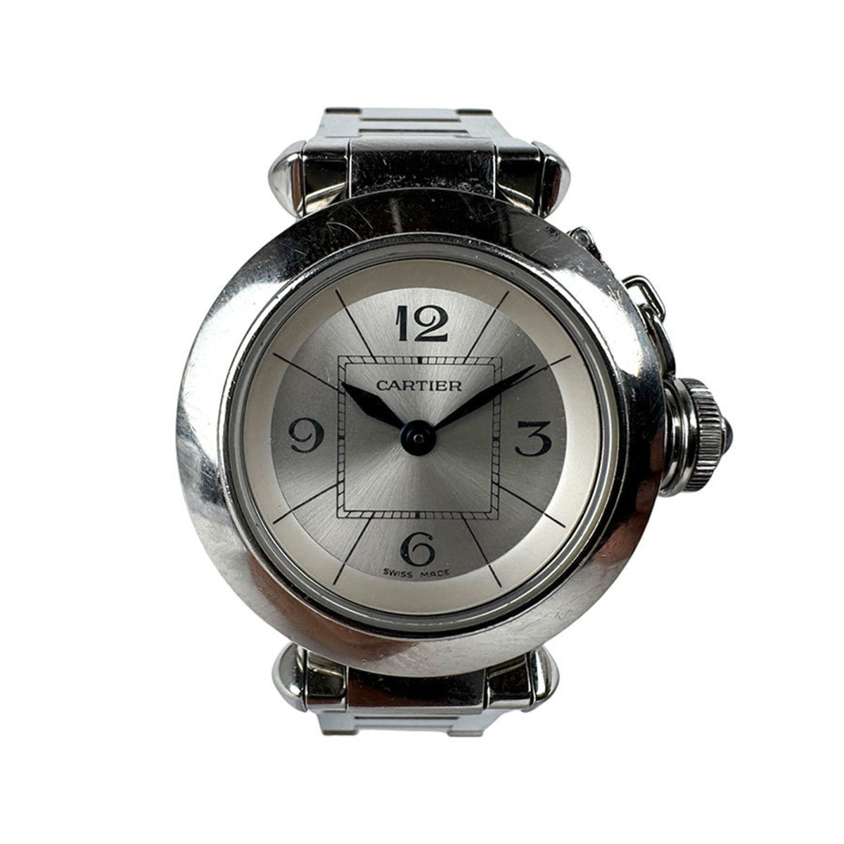 Gebrauchte CARTIER Miss Pasha Uhr, Edelstahl, silber, Damen, W3140007, Quarz, z3995