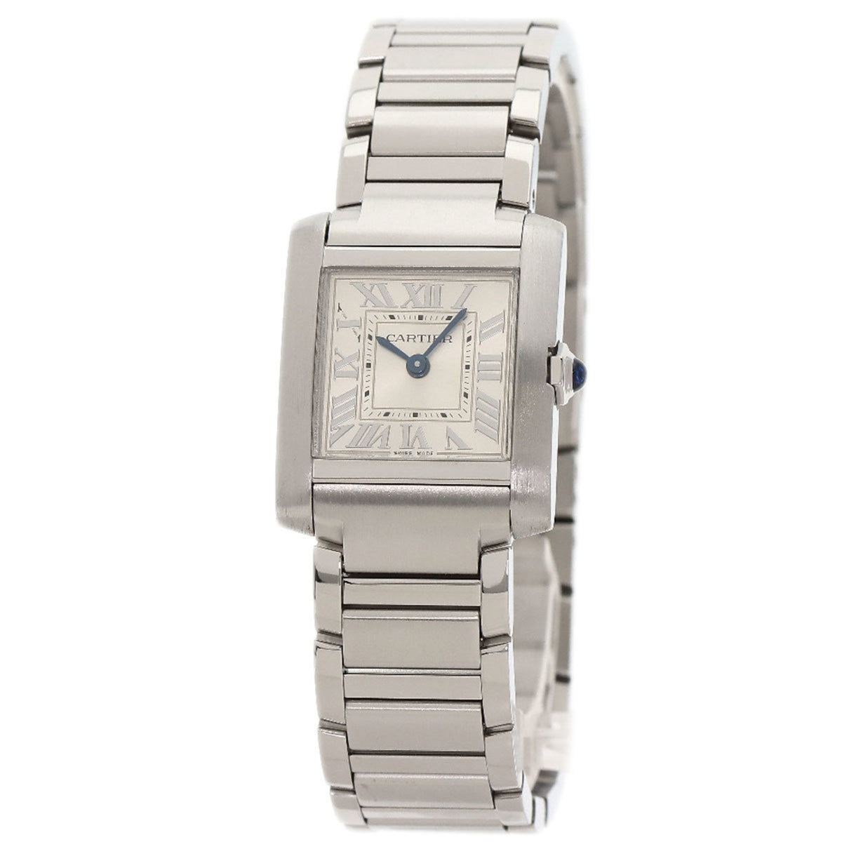 Gebrauchte Cartier WSTA0065 Tank Francaise SM Uhr Edelstahl SS Damen CARTIER
