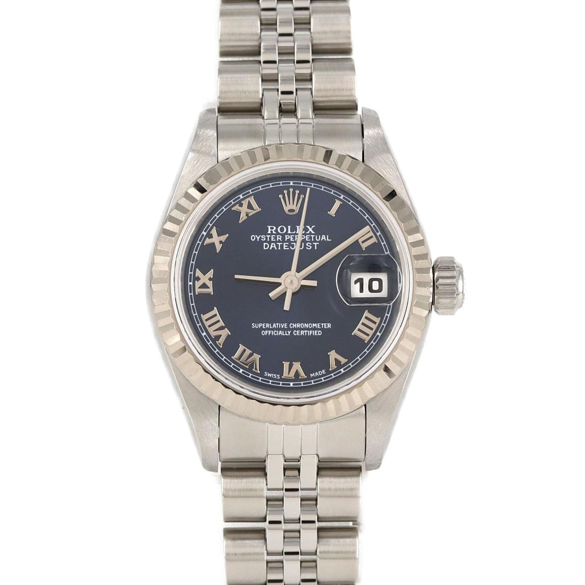 Gebrauchte Rolex Datejust 79174 SSxWG Armbanduhr Automatik Y Seriennummer