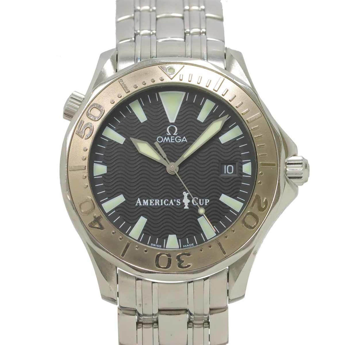 Pre-Owned OMEGA Seamaster Professional 300 America's Cup Limited Edition of 9,999 pieces 2533 50 Men's Watch Date Black Automatic