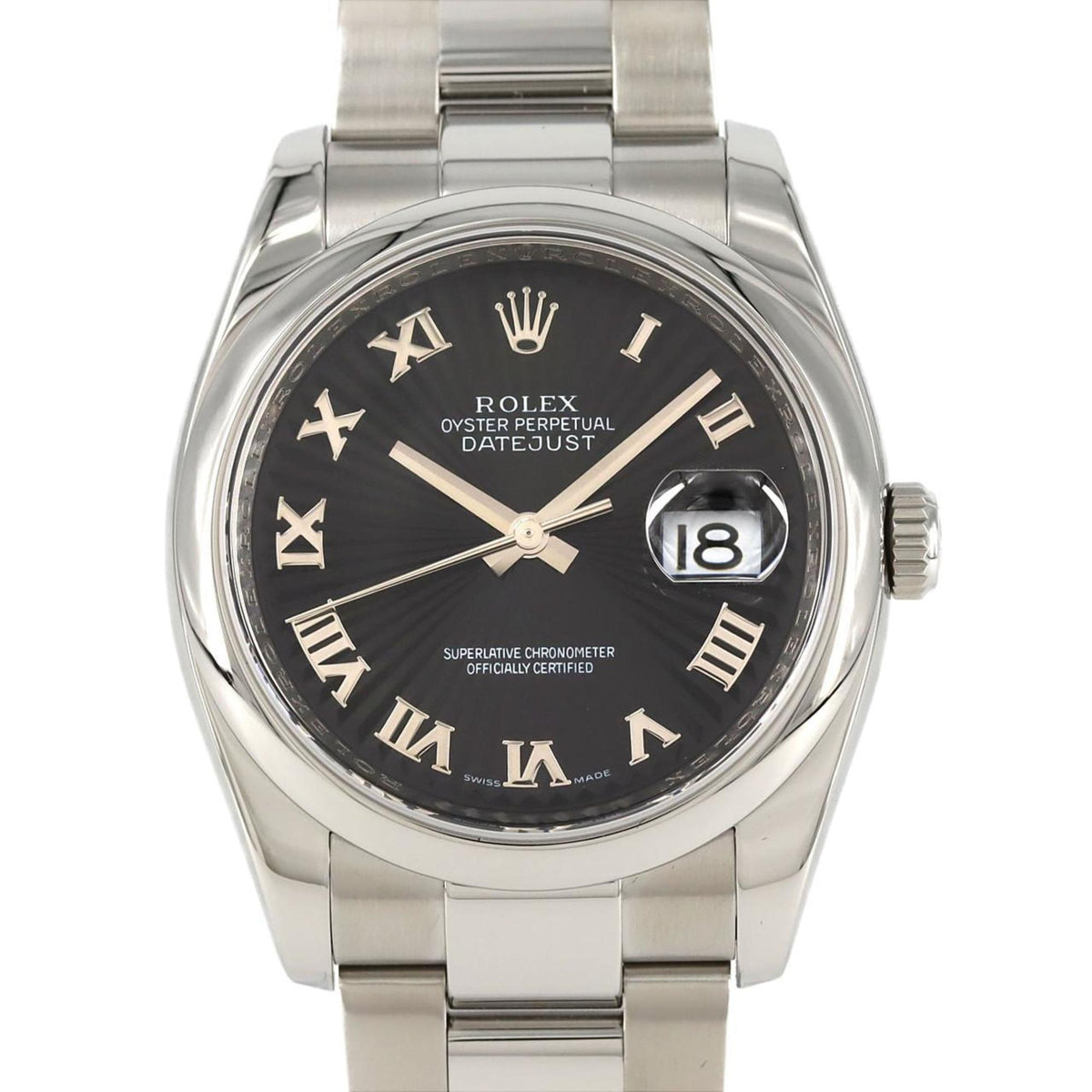 Gebrauchte Rolex Datejust 116200 SS Armbanduhr Automatik M-Serie