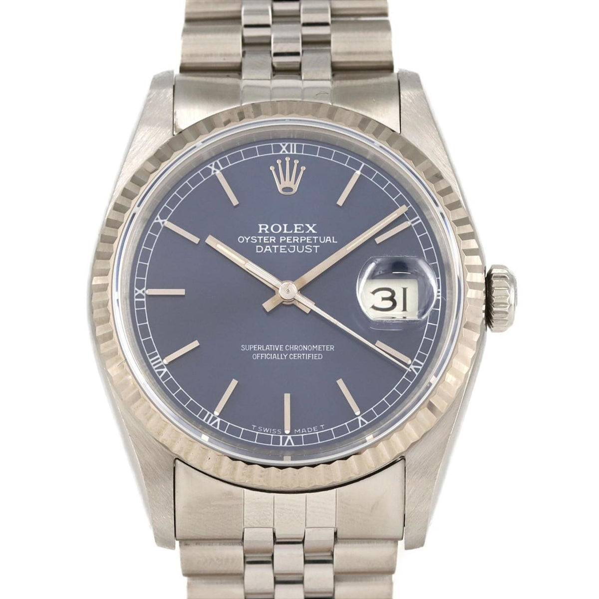 Gebrauchte Rolex Datejust 16234 SSxWG Automatikuhr X-Serie