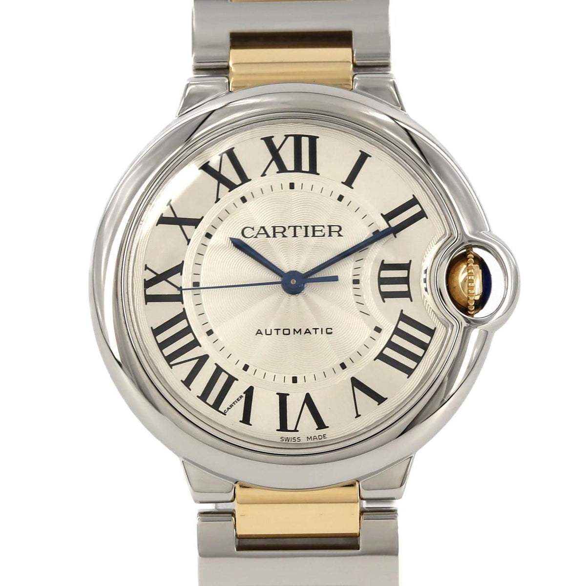 Gebrauchte Cartier Ballon Bleu MM Combi W6920047 SSxYG Automatikuhr