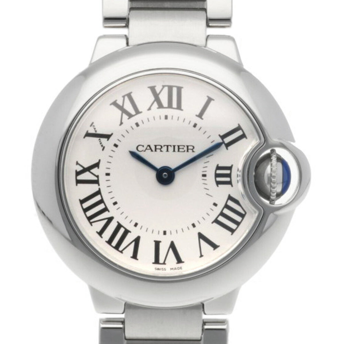 Gebrauchte Cartier Ballon Bleu Uhr, Edelstahl 3009 Quartz, Damen, CARTIER, Manufaktur-Finish