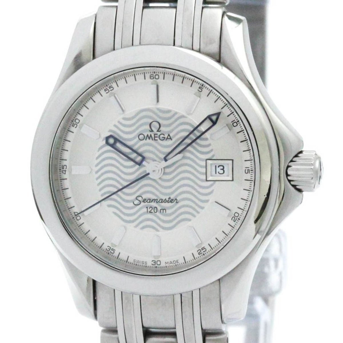 Gebrauchte polierte OMEGA Seamaster 120M Stahlquarz-Damenuhr 2581.31 BF569451
