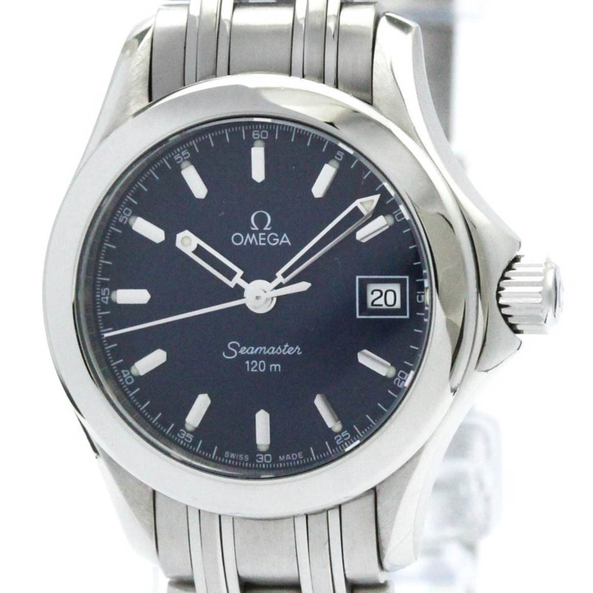 Gebrauchte, polierte OMEGA Seamaster 120M Jacques Mayol LTD Edition Uhr 2587.80 BF571232
