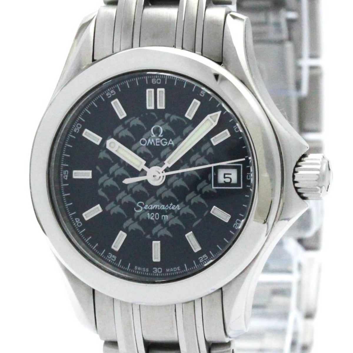Gebrauchte, polierte OMEGA Seamaster 120M Jacques Mayol LTD Edition Uhr 2588.80 BF571727