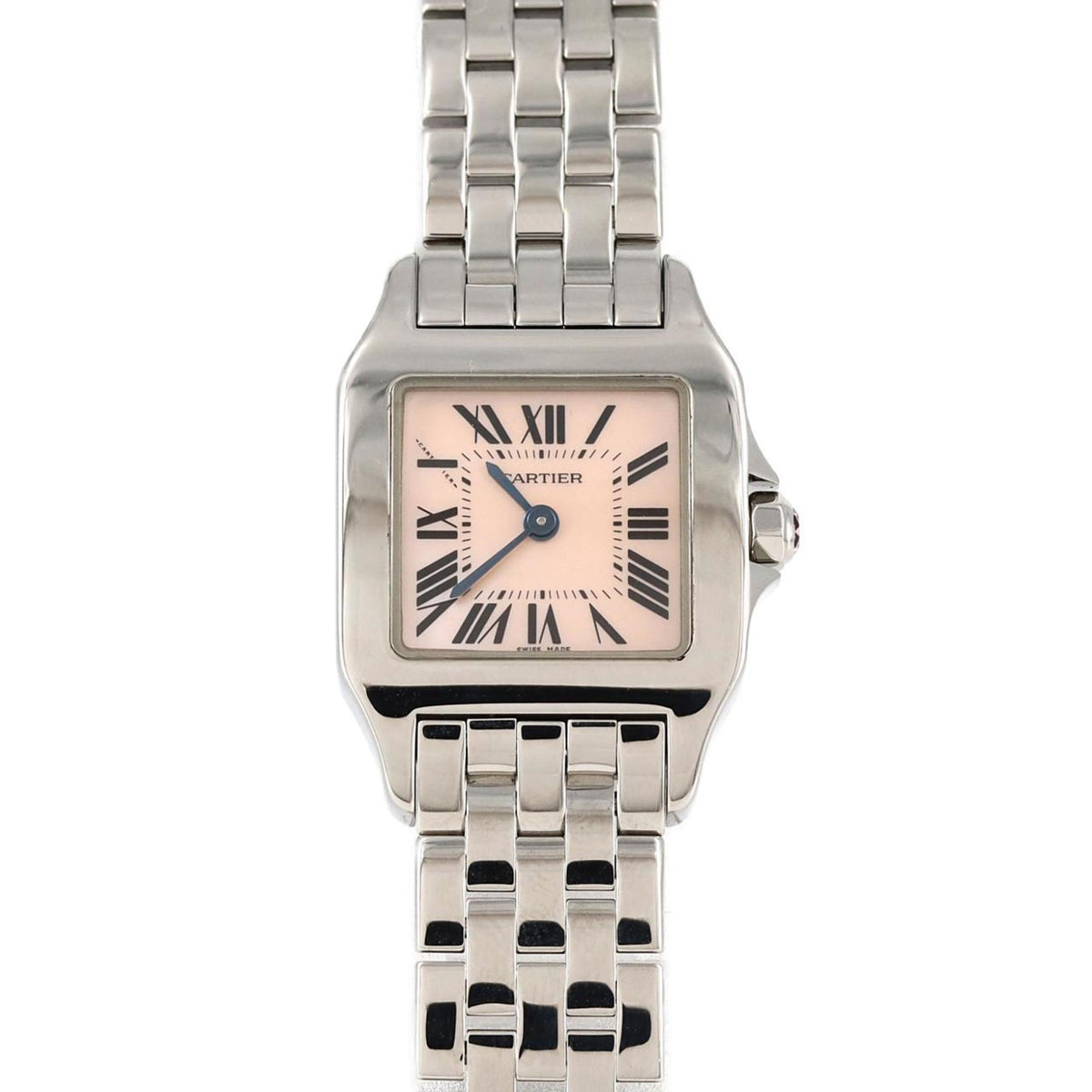 Gebrauchte Cartier Santos de SM W25075Z5 SS Quarzuhr