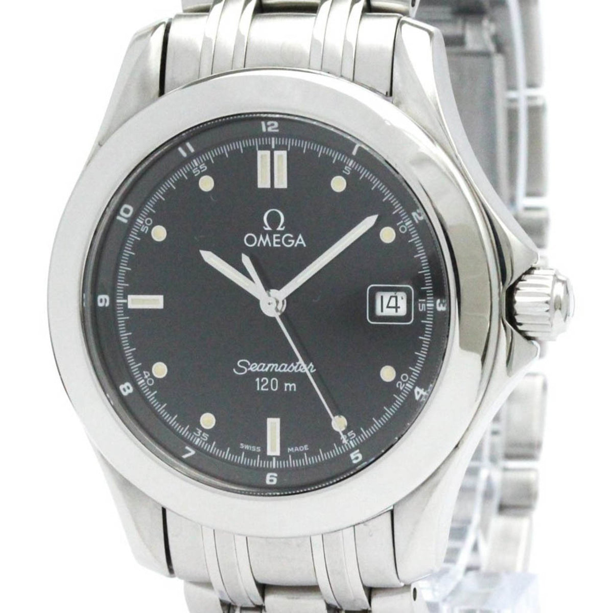Gebrauchte polierte OMEGA Seamaster 120M Edelstahl-Quarz-Herrenuhr 2511.50 BF582075