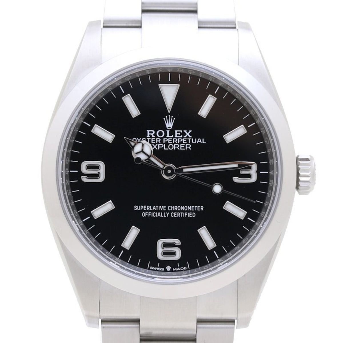 Gebrauchte ROLEX Rolex Explorer 1 124270 Zufallszahl Edelstahl Herrenuhr 39575