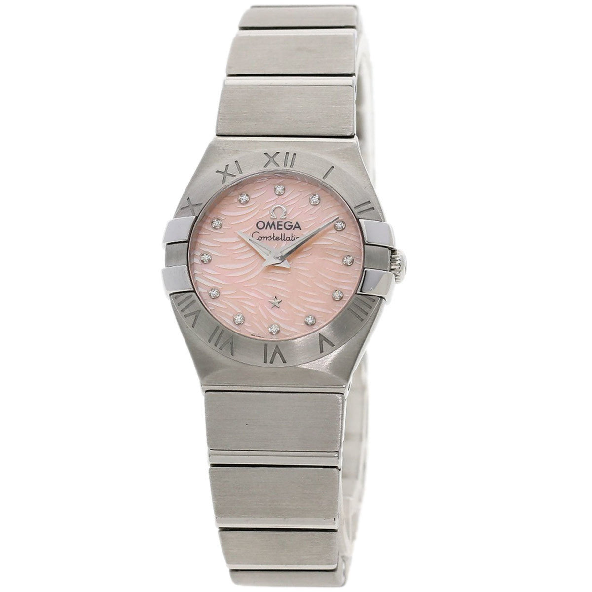 Gebrauchte Omega 123.10.24.60.57.002 Constellation Plume Uhr Edelstahl Damen OMEGA
