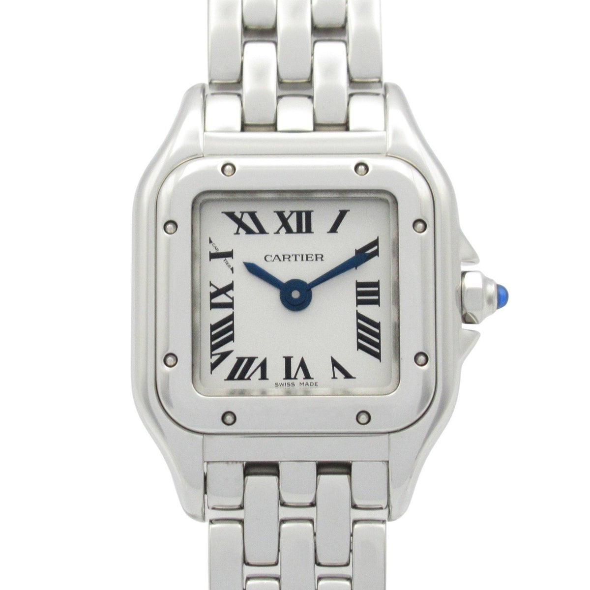 Gebrauchte Cartier Panthère de Mini Uhr, Edelstahl, Damen, Silber, WSPN0019