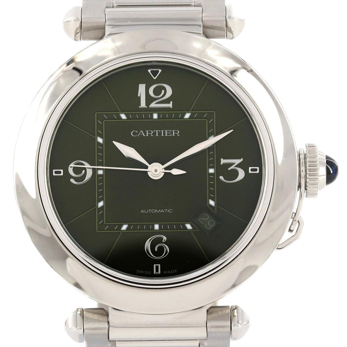 Gebrauchte Cartier Pasha de WSPA0045 SS Armbanduhr Automatik