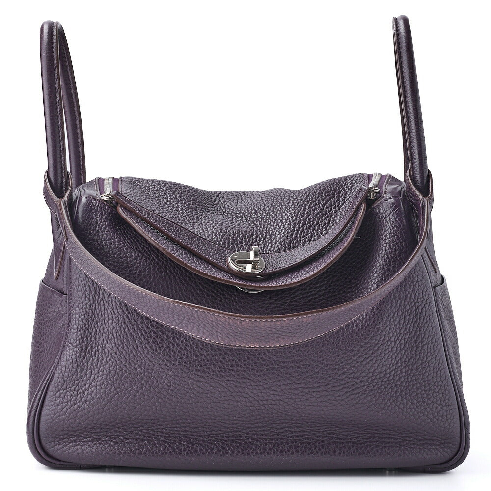 Gebrauchte Lindy 30 2WAY Schultertasche Tryon Clemence Raisin Goldfarbene Hardware Gebrauchte