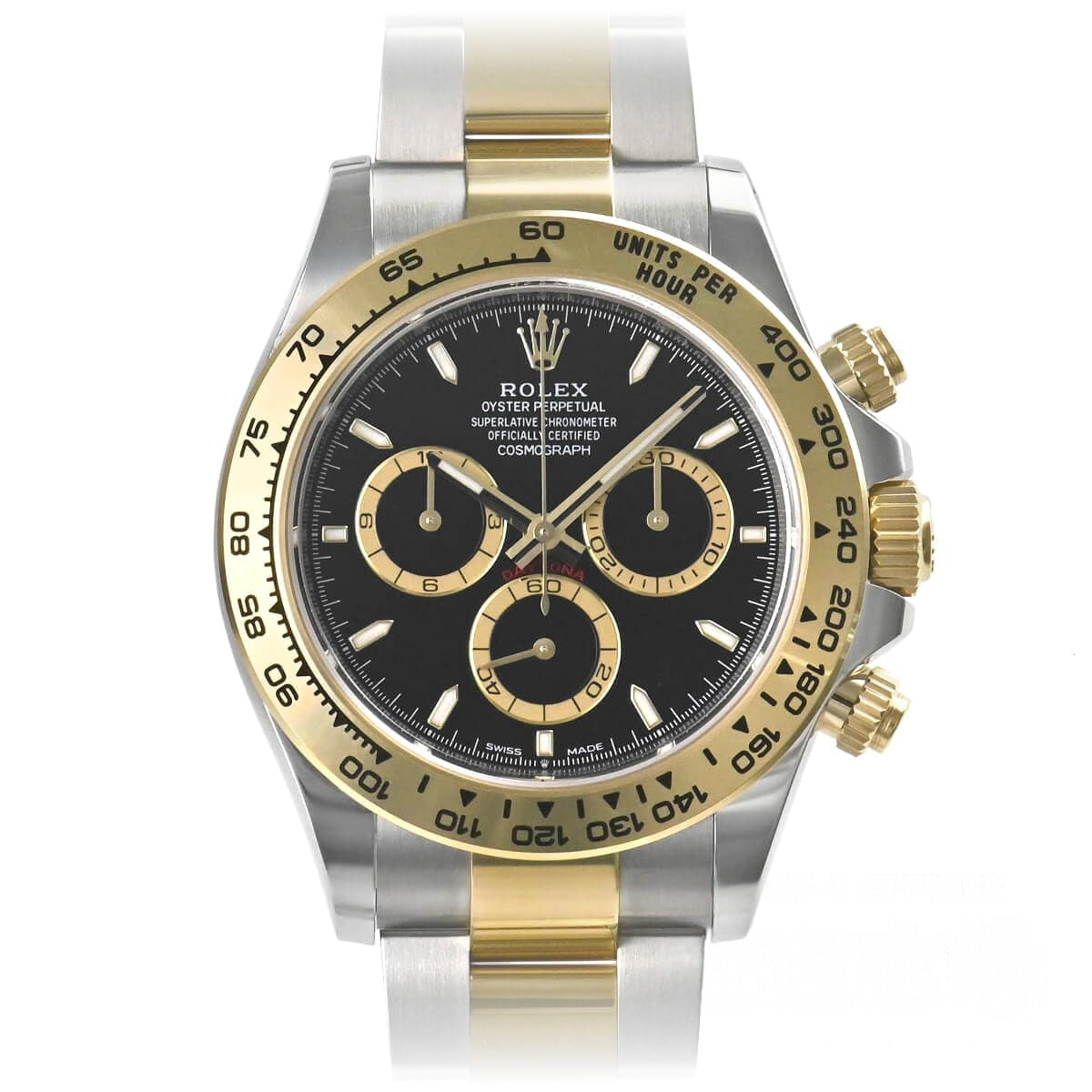Daytona 40,00 mm schwarzes Zifferblatt aus Edelstahl – 126503-0003