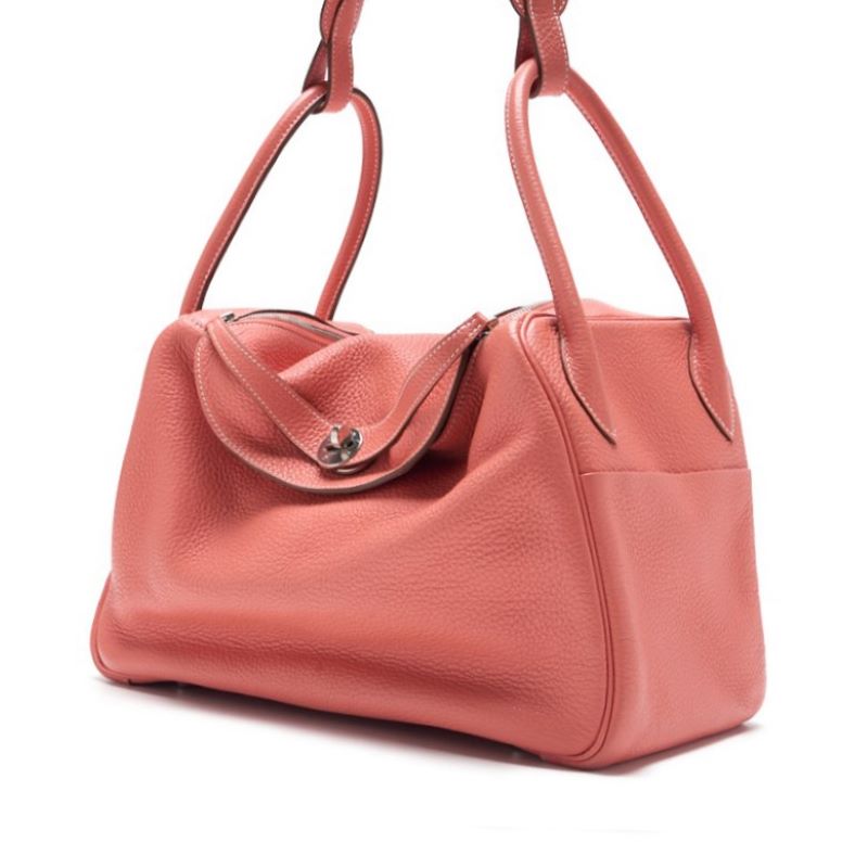 Gebrauchte Lindy 34 Schultertasche Tryon Clemence Crevette Silberfarbene Hardware Gebraucht