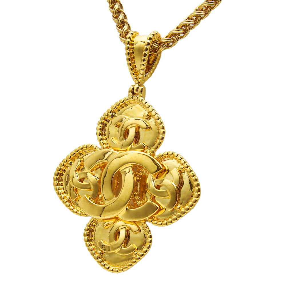 Gebrauchte Tragetasche, Coco Mark, Vergoldet, Gold, Goldfarbene Metallteile, Gebraucht