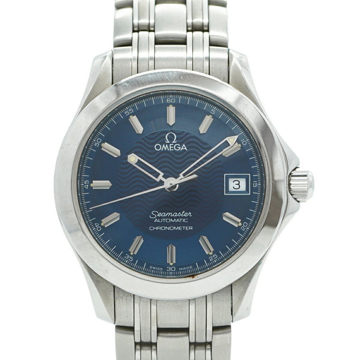 Pre-Owned Omega Seamaster 2501.81 Blue Dial Men's Watch