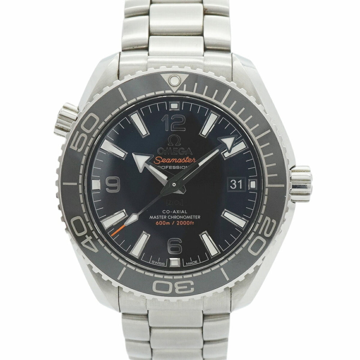 Pre-Owned Omega Seamaster 215.30.40.20.01.001 Black Dial Men's Watch