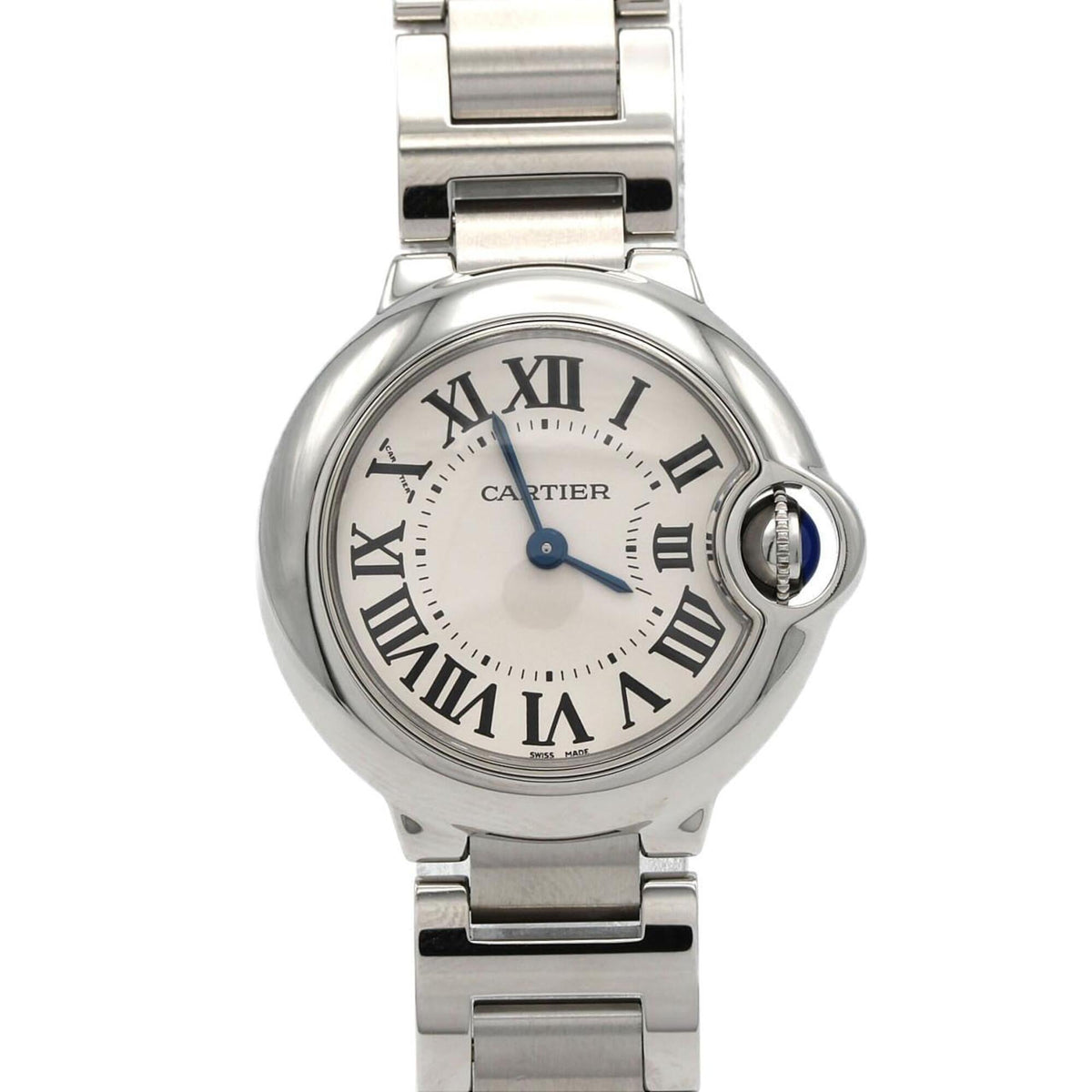 Pre-Owned Cartier Ballon Bleu SM W69010Z4 SS Quartz Watch