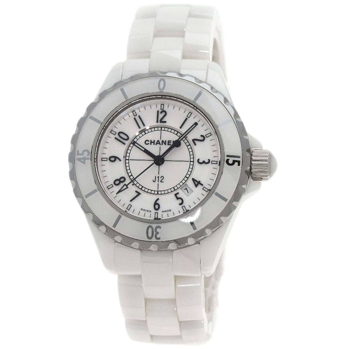 Gebrauchte Chanel H0968 J12 33mm Keramikuhr für Damen CHANEL 