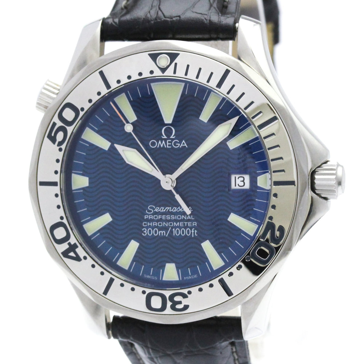 Pre-Owned OMEGA Seamaster Professional 300M Automatic Mens Watch 2255.80 Polished
