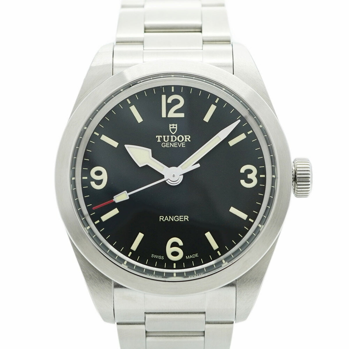 Pre-Owned Tudor Ranger 79950 Black Dial Men's Watch
