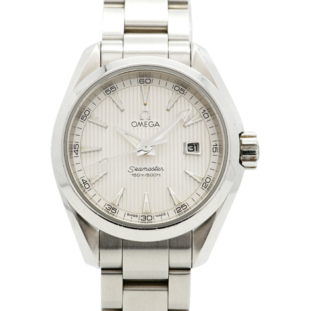 Pre-Owned Omega Seamaster 231.10.30.61.02.001 Silver Dial Women's Watch