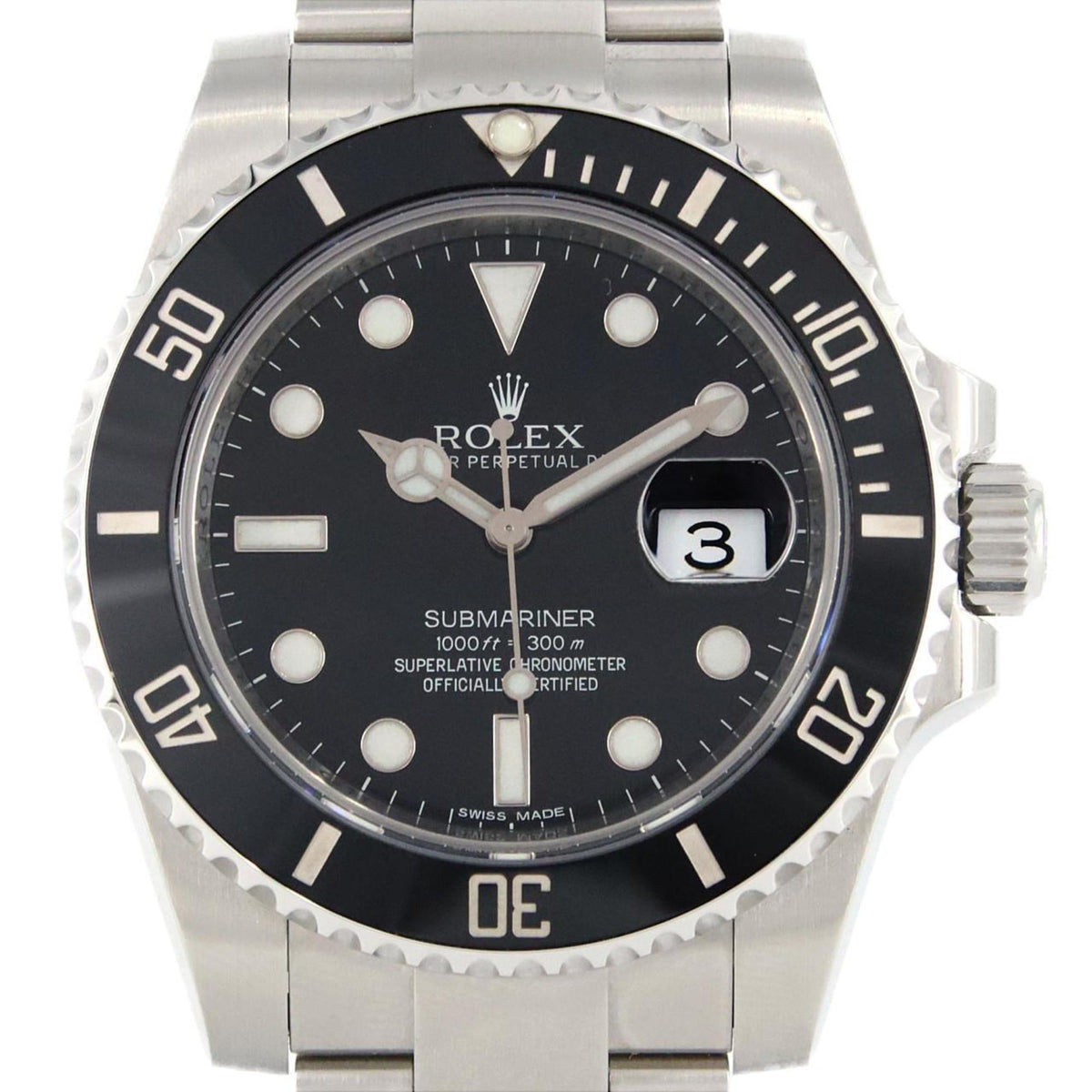Gebrauchte Rolex Submariner Date 116610LN SS Armbanduhr Automatik Zufallszahl 