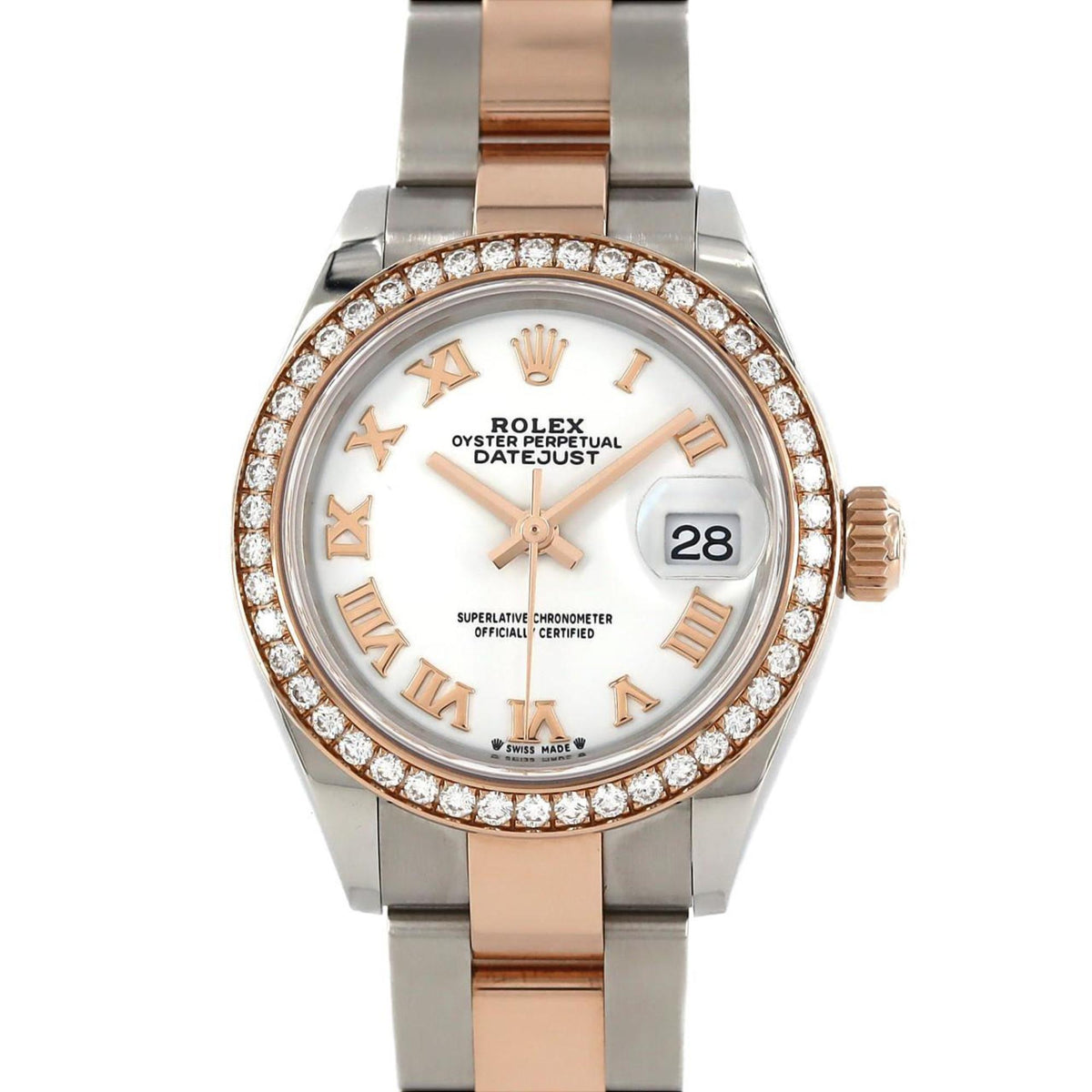 Gebrauchte Rolex Datejust 279381RBR?3 SSxPG Armbanduhr Automatik Zufallszahl 