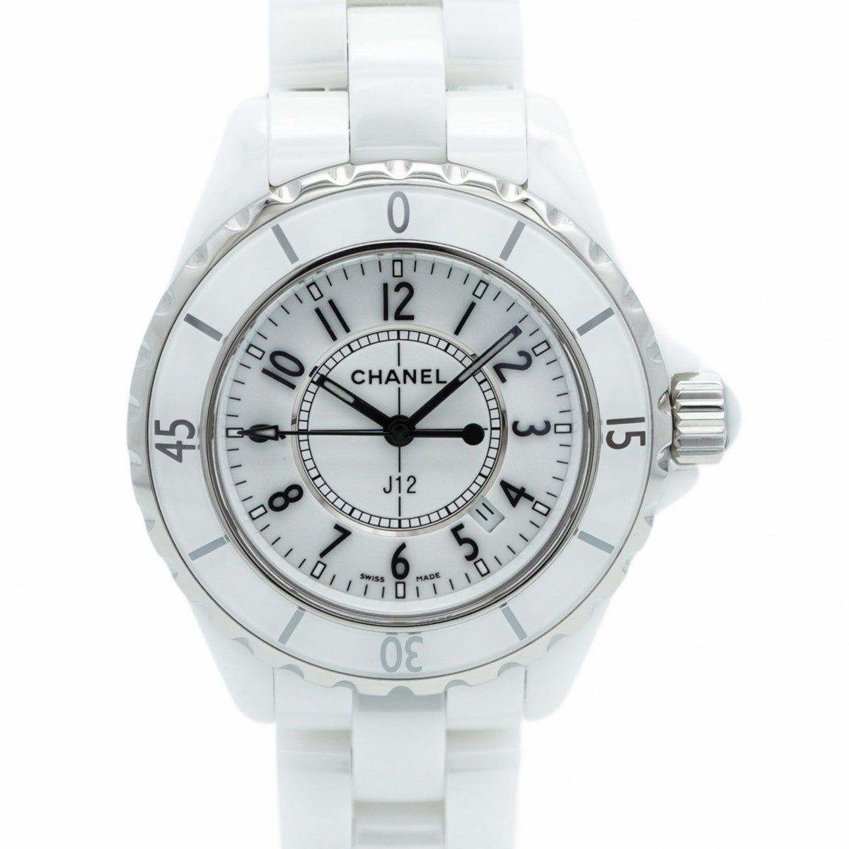 Pre-Owned Chanel J12 H0968 White Dial Women's Watch