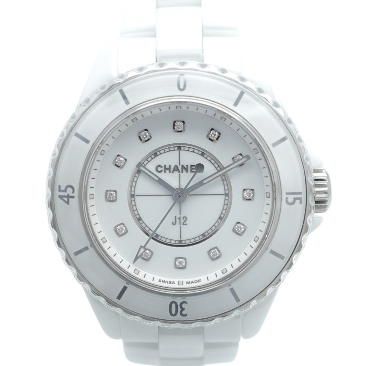 Pre-Owned Chanel J12 H5703 White Dial Women's Watch