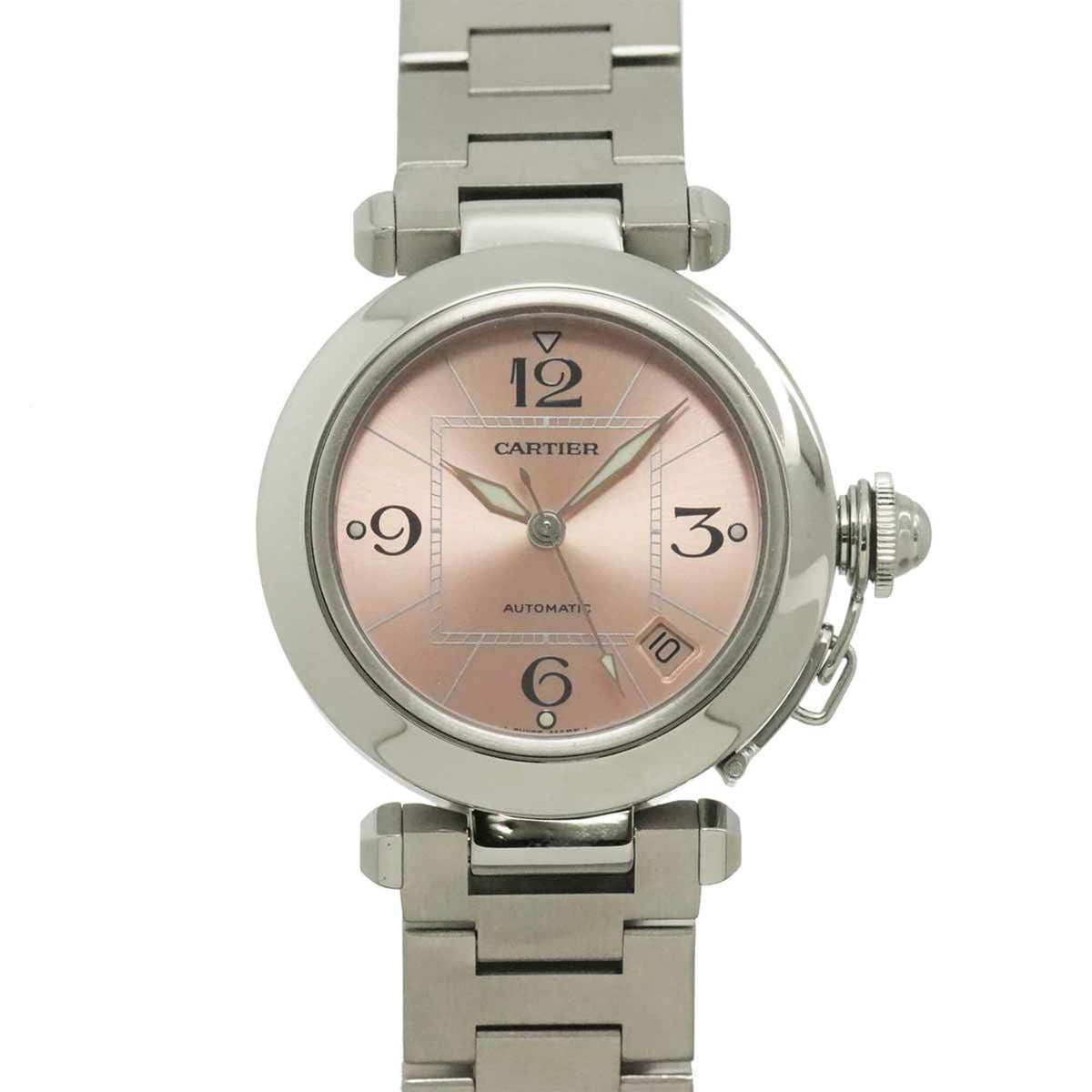 Pre-Owned Cartier Pasha C W31075M7 Boys' Watch, Date, Pink, Automatic Movement