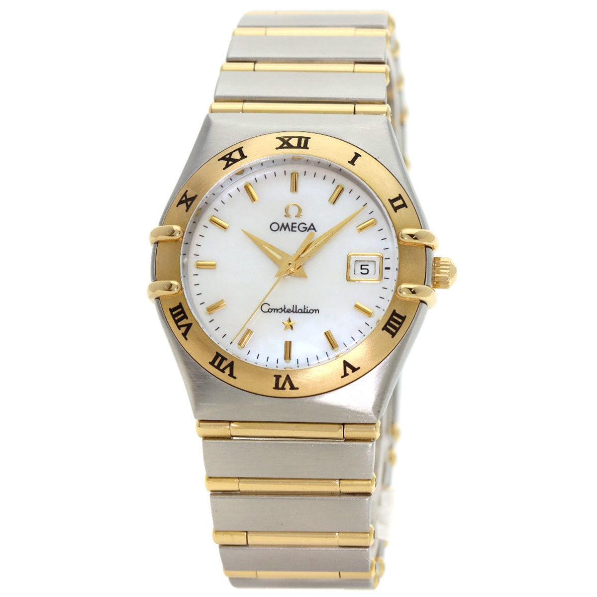 Gebrauchte OMEGA Constellation Uhr Edelstahl SSxK18YG Jungen 