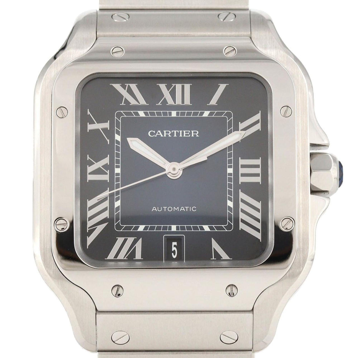 Pre-Owned Cartier Santos de LM WSSA0030 Stainless Steel Automatic Watch