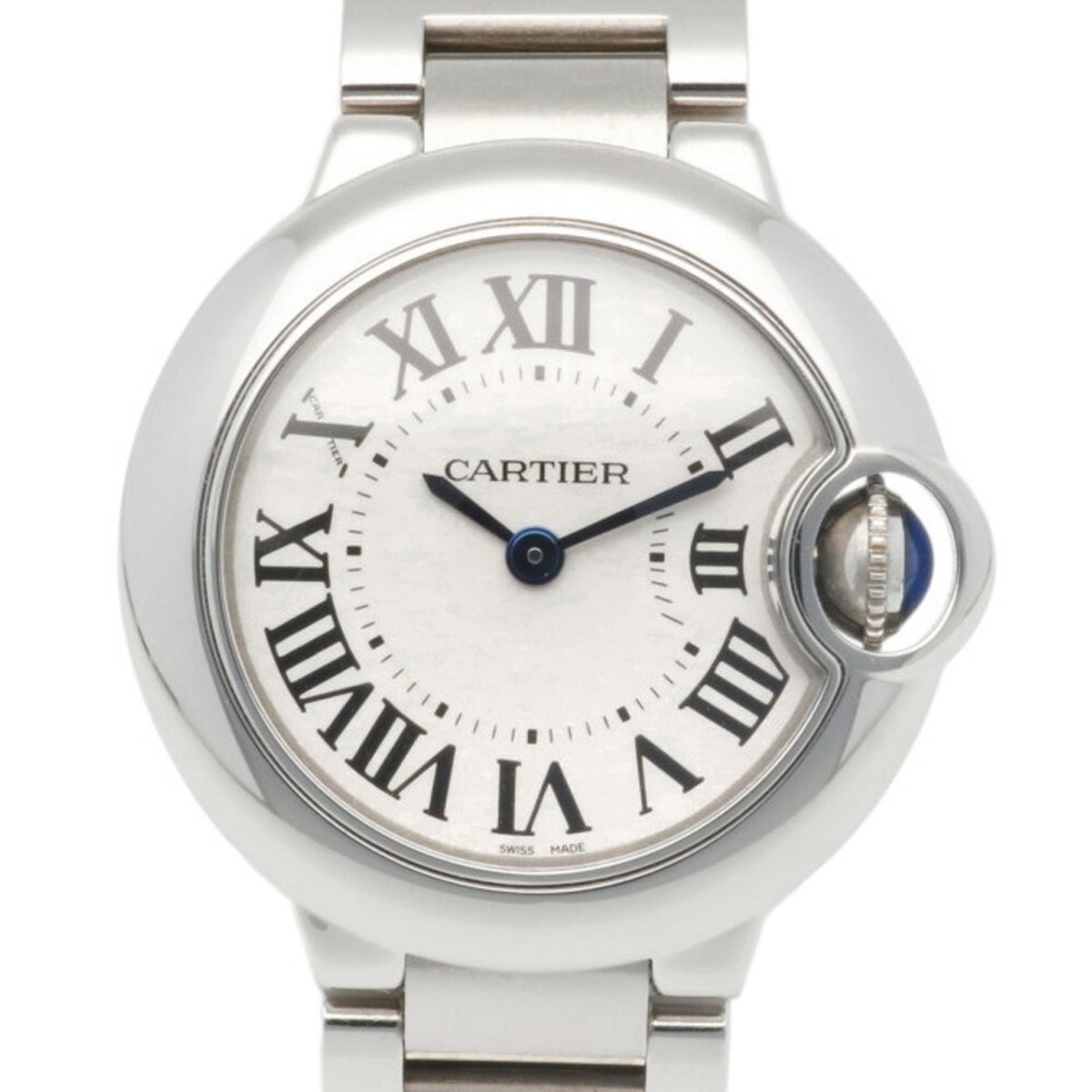 Gebrauchte Cartier Ballon Bleu SM Uhr, Edelstahl Quarz, Damen, CARTIER 