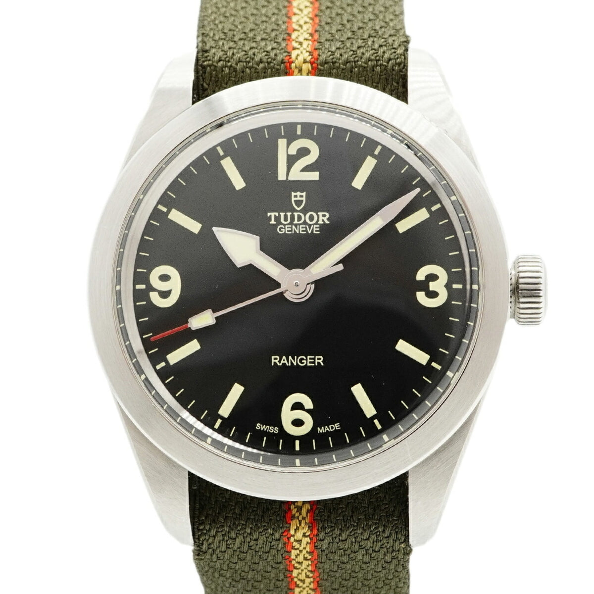 Pre-Owned Tudor Ranger 79950 Black Dial Men's Watch