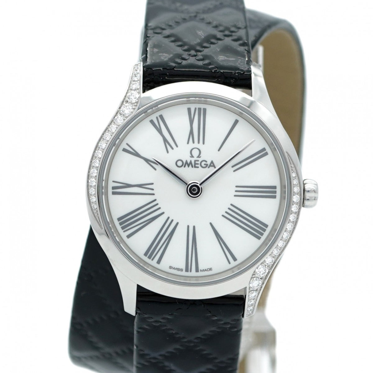 Pre-Owned Omega De Ville 428.17.26.60.04.007 White Dial Women's Watch
