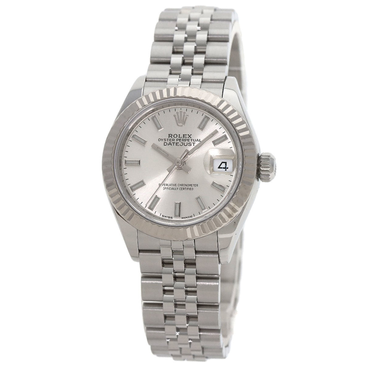 Gebrauchte Rolex 279174 Datejust 28 Uhr Edelstahl SS K18WG Damen ROLEX 