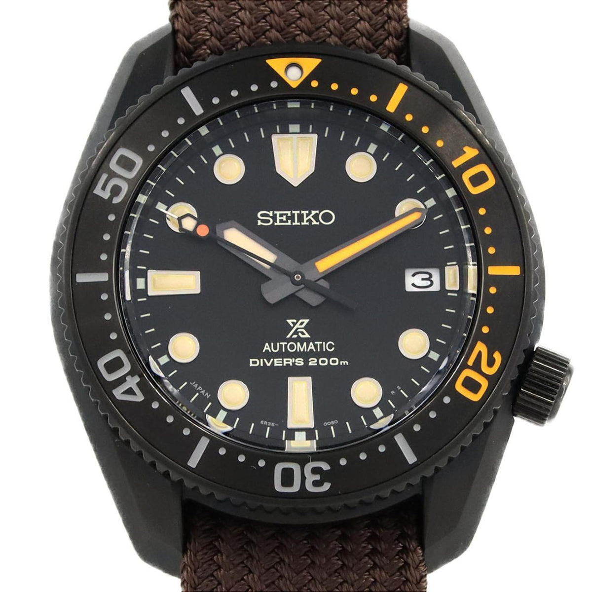 Pre-Owned Seiko Prospex Limited 6R35-01X0 SBDC155 Stainless Steel Automatic Watch