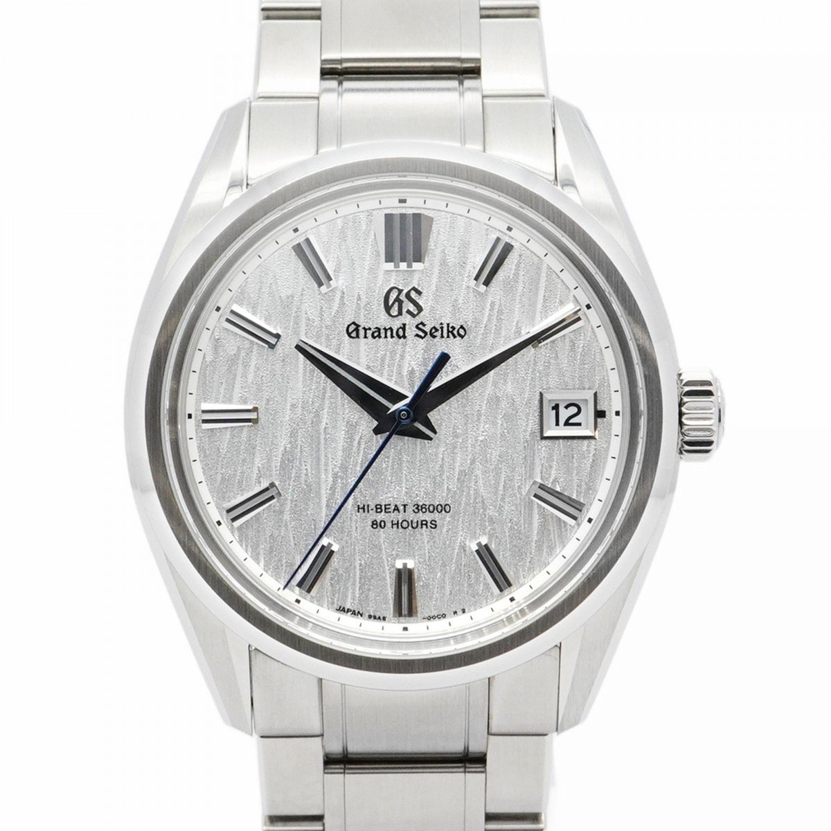 Gebrauchte Seiko Grand 9SA5-00C0 Herrenuhr mit silbernem Zifferblatt 