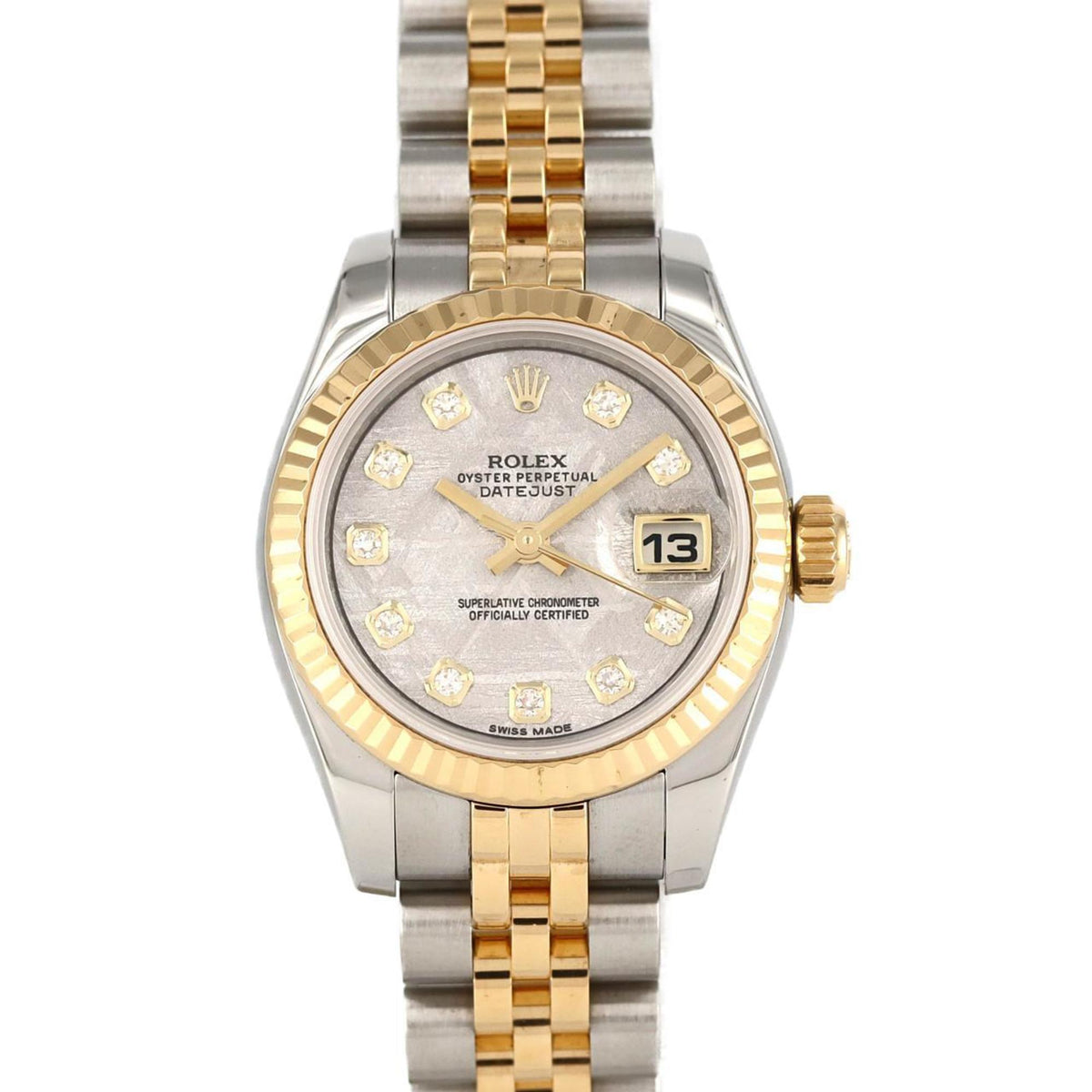 Gebrauchte Rolex Datejust 179173G SSxYG Uhr Automatik Zufallszahl 