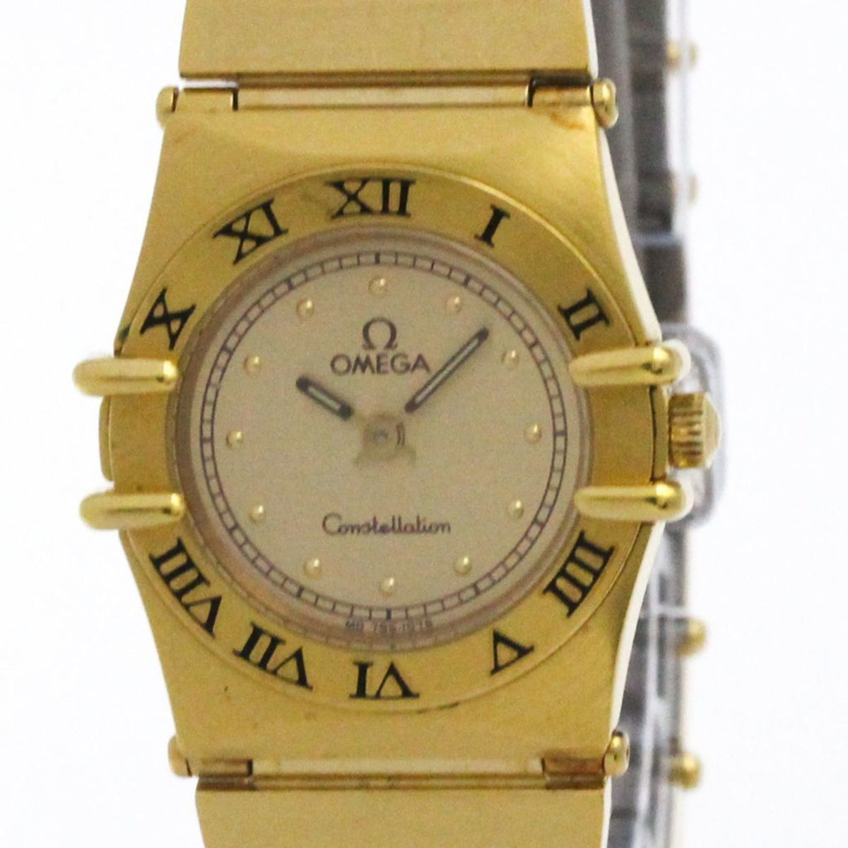 Pre-Owned OMEGA Constellation Gold Plated Quartz Ladies Watch 795.1076