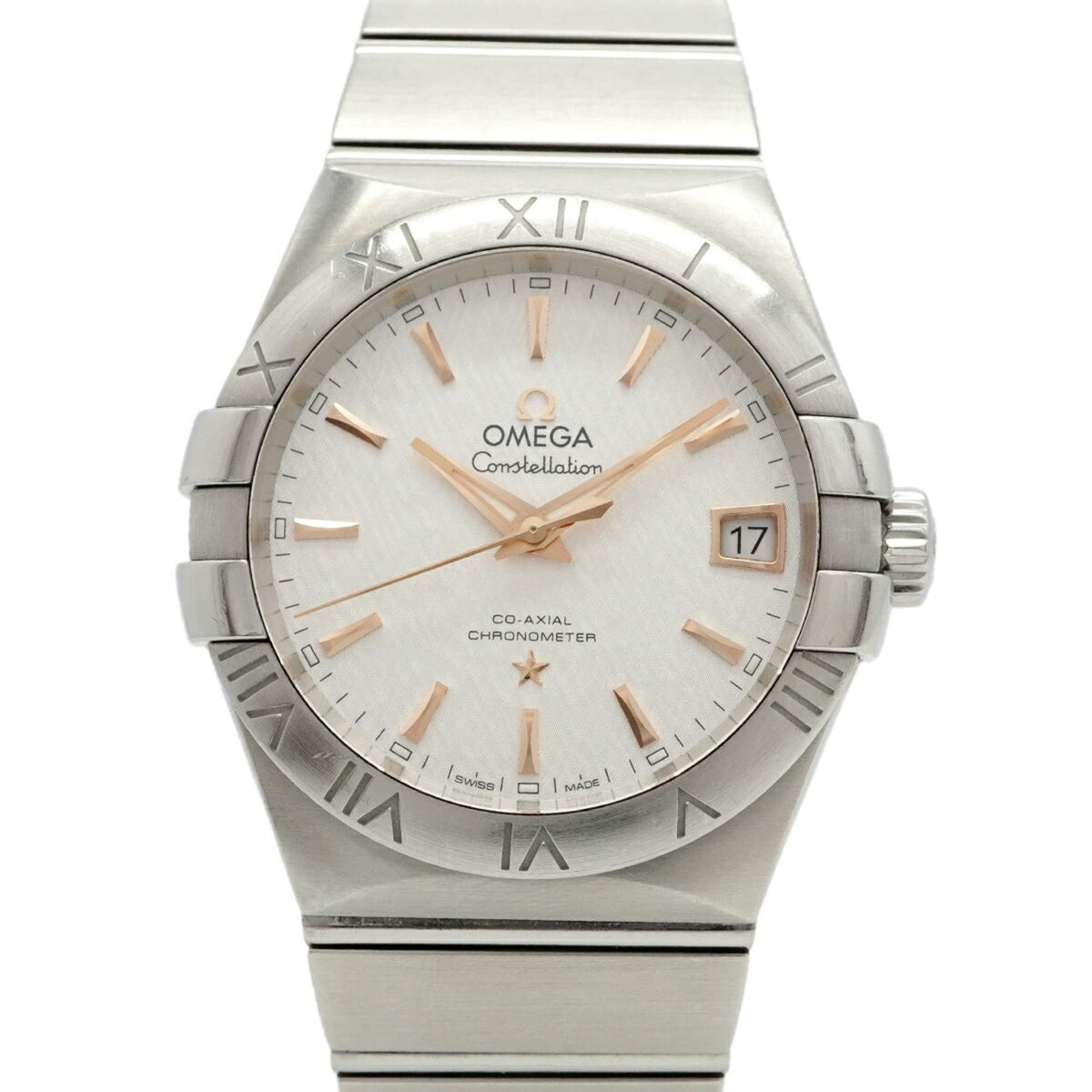 Pre-Owned Omega Constellation 123.10.38.21.02.002 White Dial Men's Watch
