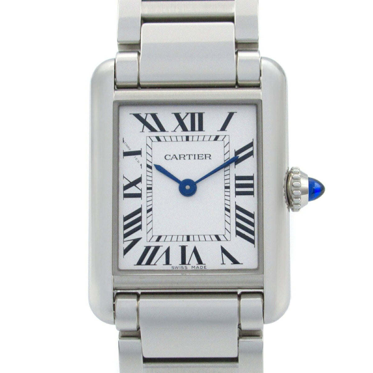Gebrauchte CARTIER Tank Must SM Uhr Edelstahl Damen Silber WSTA0051 