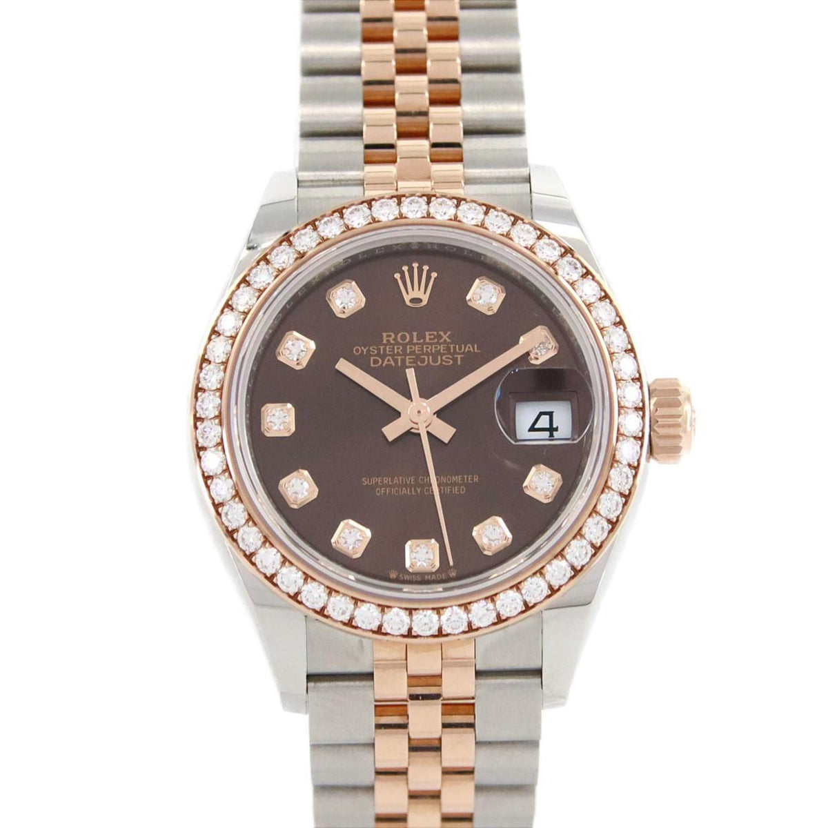 Pre-Owned Rolex Datejust 279381RBR SSxPG Automatic Watch, Random Number